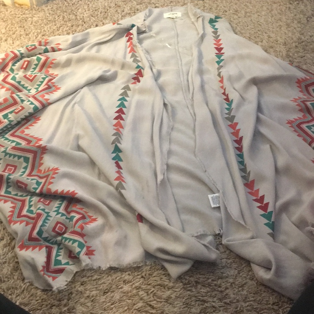 Patterned kimono